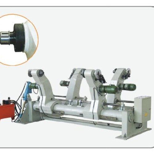 Hydraulic shaft less mill roll